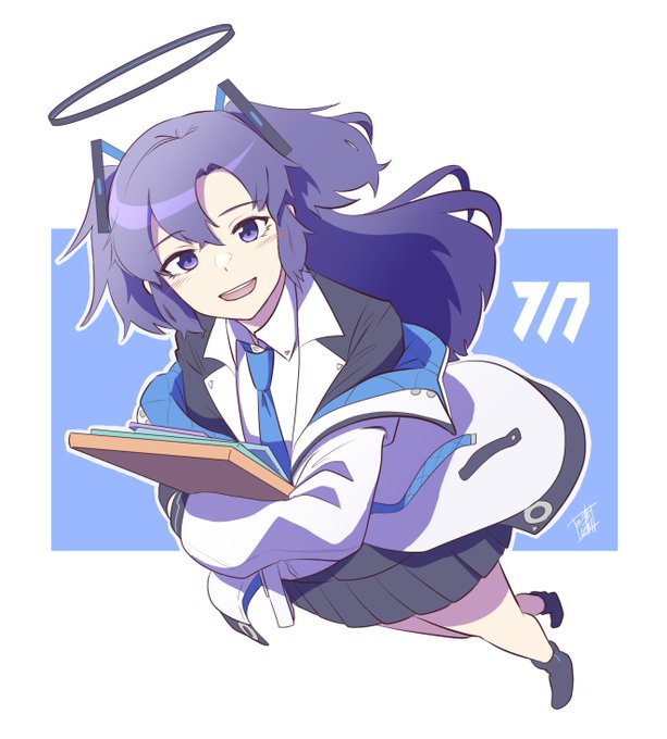 ユウカ。遅れたけど誕生日おめでとう。#ブルアカ #BlueArchive #早瀬ユウカ生誕祭 #早瀬ユウカ #ユウカ 