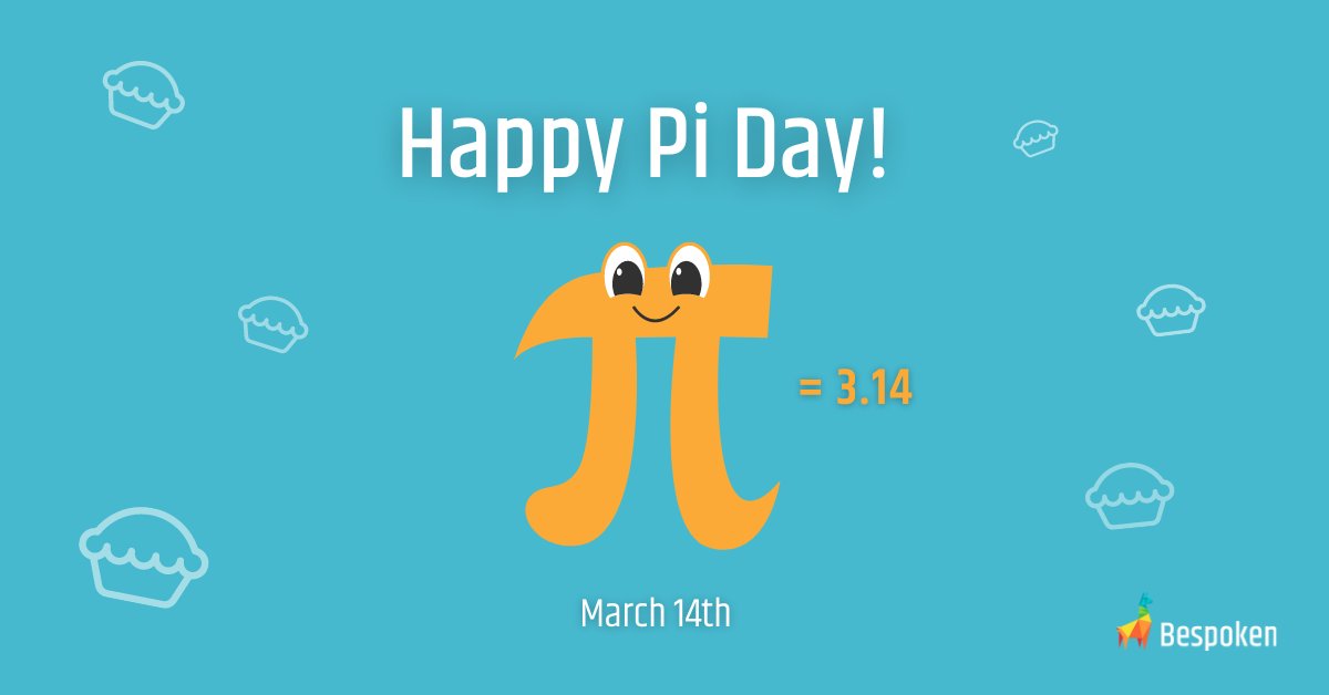 Happy Pi Day! 🥧🎉👨‍🔬 Celebrate the significance of π in STEM with Bespoken's voice automation platform.  Start your free trial today and explore the exciting possibilities of voice technology 👉bit.ly/408VOAj #PiDay #VoiceTech