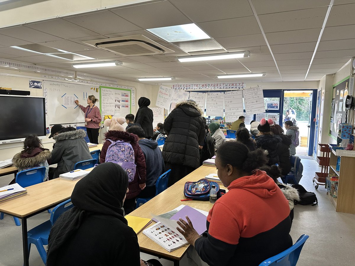 WexhamPS's tweet photo. We had our parent Book Looks after school today &amp; what a great afternoon it was! Our parents are always so pleased to see what their children have achieved &amp; an even greater joy is listening to the children explaining to their parents what they have done &amp; their learning journey https://t.co/tGlR8xOwiZ