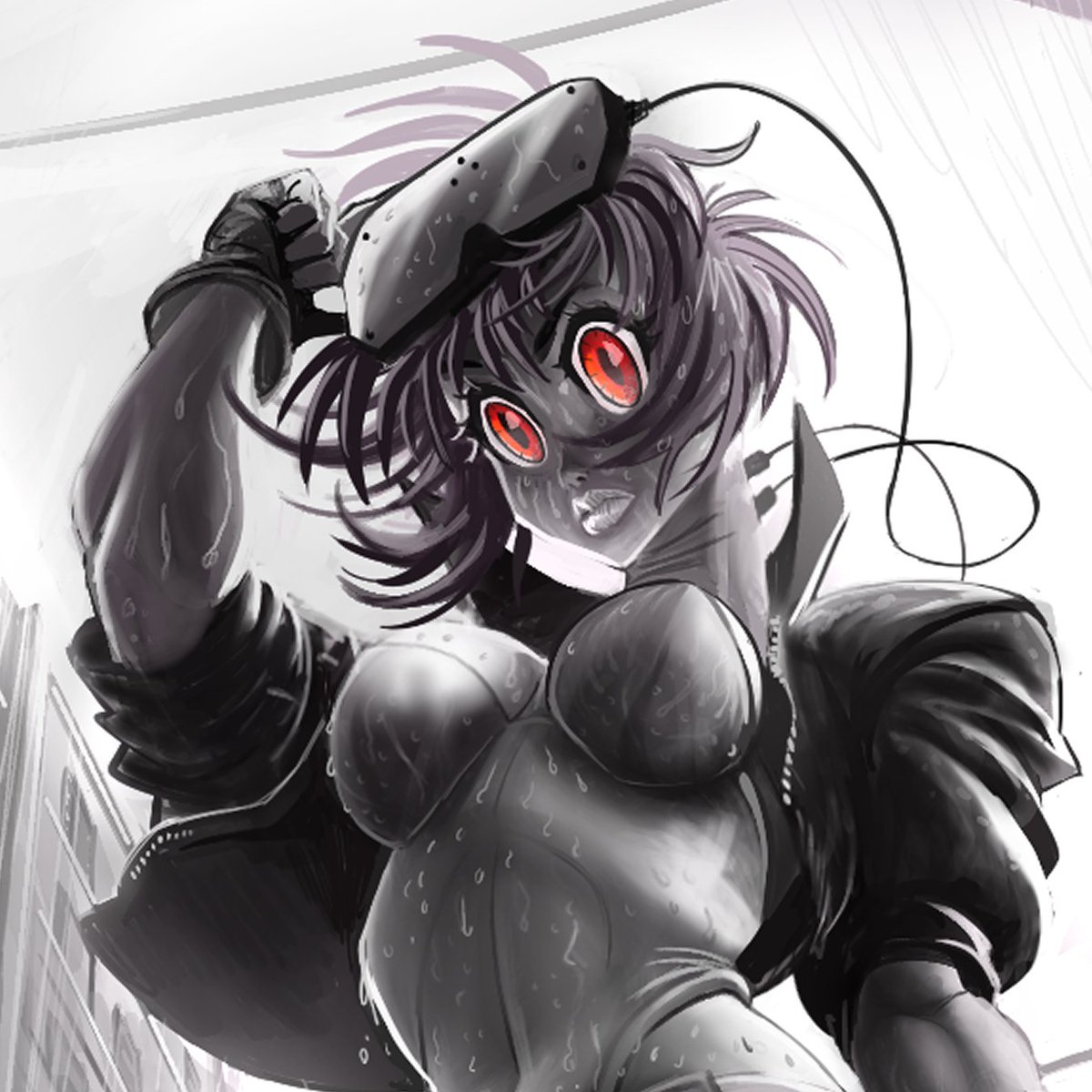 madbabylon's tweet photo. Otro dibujo rápido, esta vez toca la Mayor Motoko Kusanagi from #ghostintheshell #majormotokokusanagi #section9 #publicsecuritysection9 #tachikoma #ghostintheshellfanart #gits #gitssac #standalonecomplex #standalonecomplex2ndgig #clipstudiopaint #stylizedcartoon #anime #cyberpunk https://t.co/d43Yf7PnHT