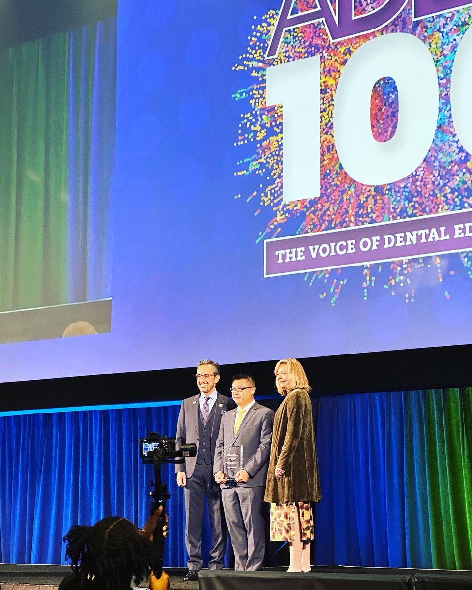 hubertchandds's tweet photo. I am humbled to be a recipient of an ADEA Chair of the Board of Directors Citation at #ADEA2023. Thank you, Dr. Nadershahi for this amazing honor and for your vision this year to “Believe I’mPossible!” #IamADEA https://t.co/HvRYE88JeI