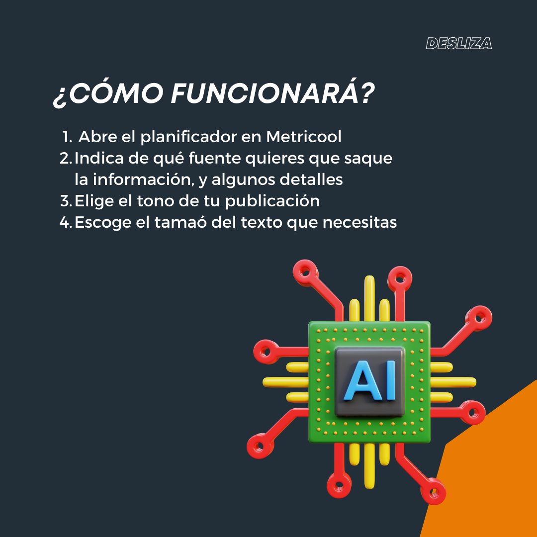 pymeraliaonline's tweet photo. 🤖 ¡Hola! Hoy venimos con una nueva funcionalidad en Metricool, nuestra plataforma favorita para el análisis, la gestión y planificación de contenidos en RRSS. 

👉 Lee más en: https://t.co/aqnPGLBZyQ https://t.co/NS225BWeoV