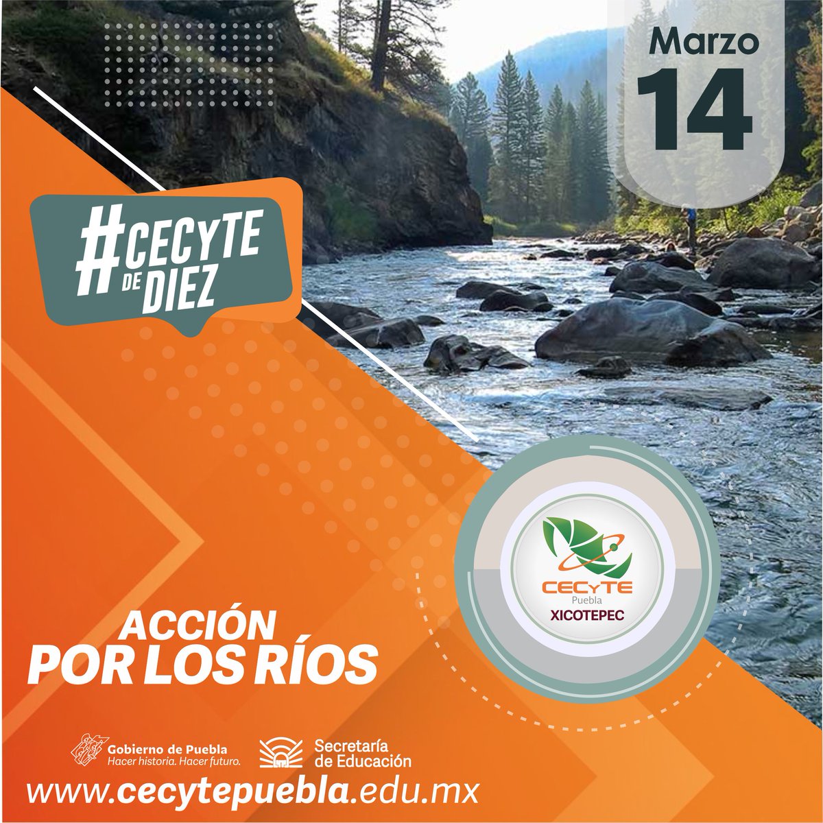 *Concienciemos a la ciudadanía, gobiernos y organizaciones para trabajar de manera conjunta. Constituyen una de las principales fuentes de alimentos y trabajo.
 Por la #defensa y protección de nuestros #ríos.  #SomosCECyTE #CECyTEdeDiez🤝👏