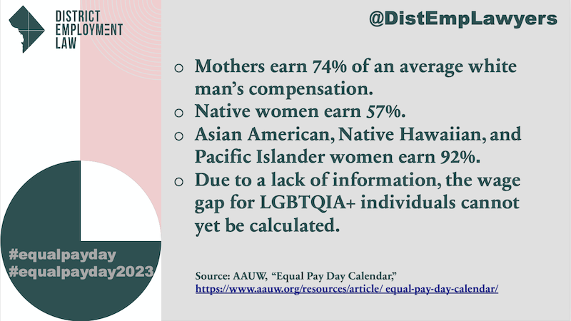 Today is Equal Pay Day, a symbol of how far into 2023 a woman must work to earn the same pay that a man earned at the end of 2022. Today is a stark reminder of how much work we need to do to close the gender pay gap. #EqualPayDay