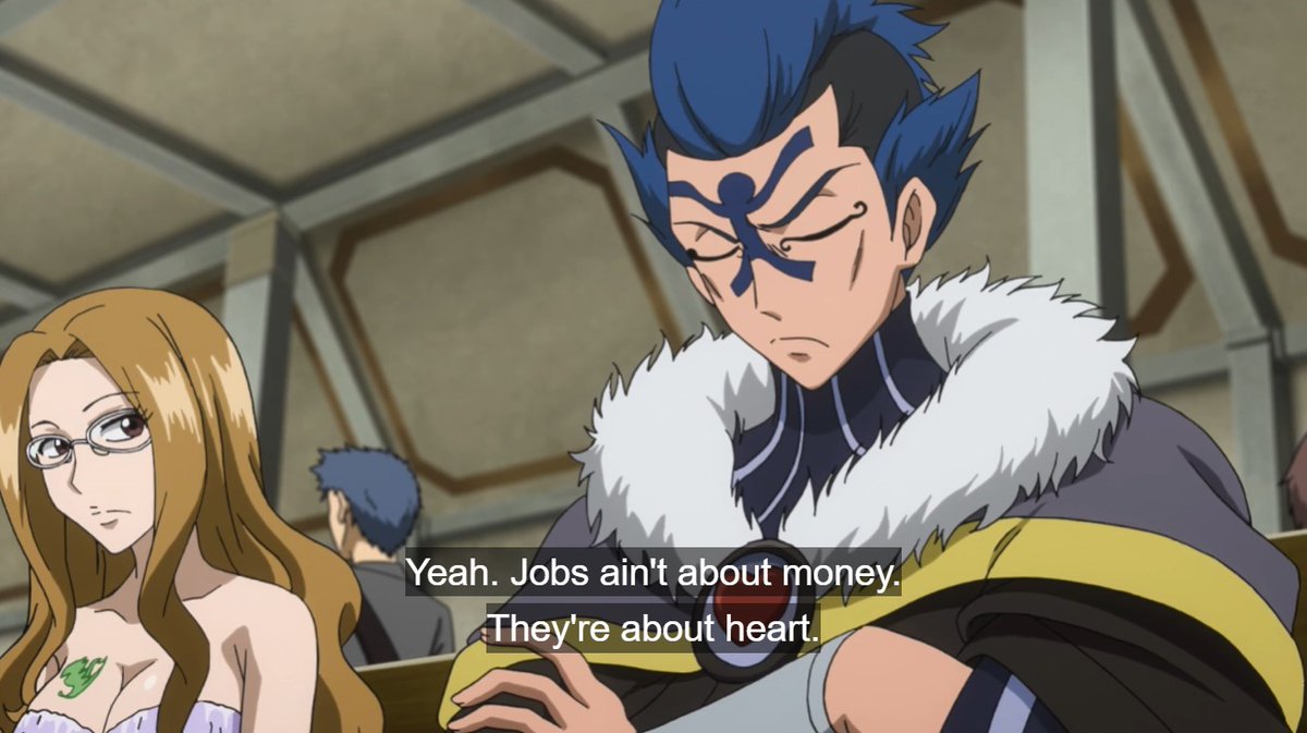 TheseAnimeLines's tweet photo. Yeah. Jobs ain't about money. They're about heart.
~ Bickslow || Fairy Taill

#Anime #AnimeQuotes #Quotes #QuotesDaily #AniTwt #FairyTail #Bickslow #Jobs https://t.co/ub4WUPccwf