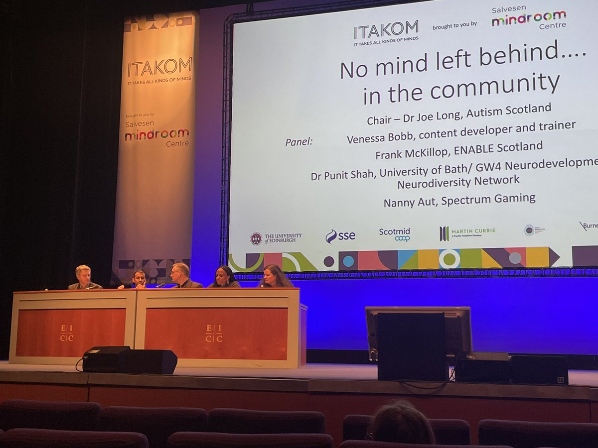 'Listening to people's lived experience makes a difference' says @FMcKillop  Panel discussing 'No mind left behind ...in the community' #ITAKOM #itakom23 @ITAKOM_CONF @Theresa_Shearer