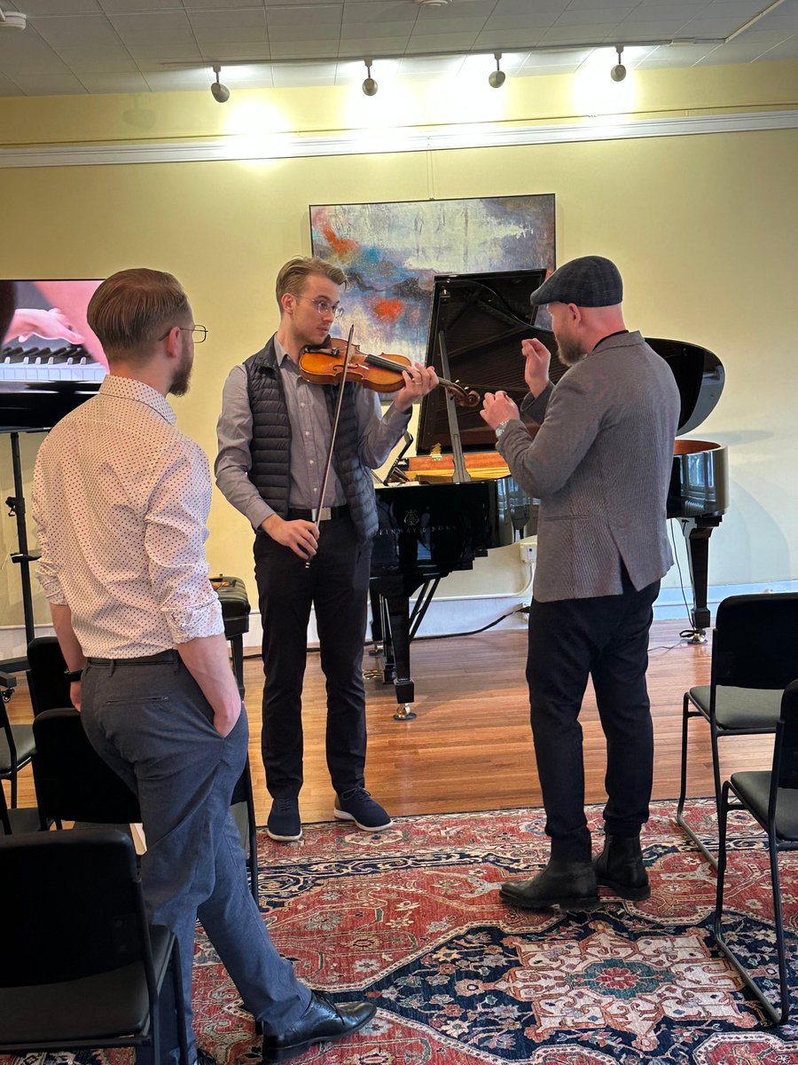 We were  pleased to welcome our friends from Thomastik-Infeld and Connolly Music to our Boston Showroom on Monday, March 13 for string consultations with musicians such as podcast host <a href="/ericmrugala/">Eric Mrugala</a>.