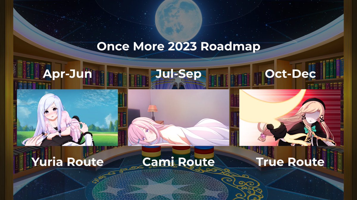 MalheurGames's tweet photo. 🎉Exciting News! We’re thrilled to announce our new roadmap for 2023!
We’re dedicated to delivering the best possible #visualnovel experience and we can’t wait to share what we’re working on!
#vndev #NewRoadmap https://t.co/yt3tRjKDYQ