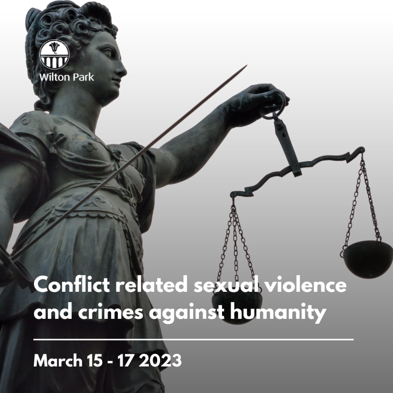 WiltonPark's tweet photo. Our dialogue this week will explore how the draft Crimes Against Humanity Convention (CAHC) can strengthen prevention of &amp; response to conflict related sexual violence, with survivor voices central to the discussion.

@end_svc @FCDOGovUK

#ForSurvivorsWithSurvivors #CRSV