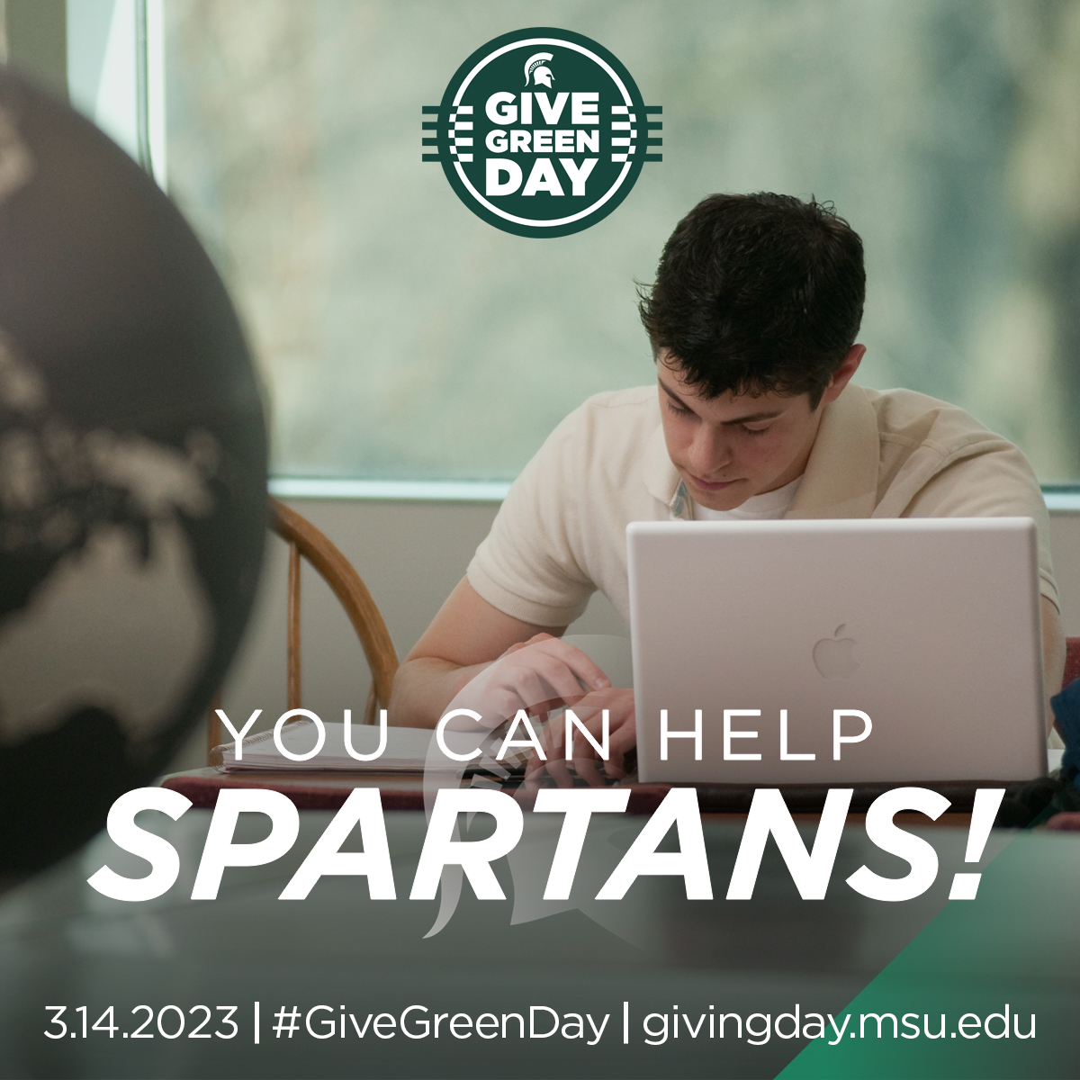When Spartans come together we make great things happen. On this Give Green Day, an MSU annual day of giving please consider supporting our student emergency fund, which helps support our students in need. 

Learn more: spr.ly/60103NQeA

#MSUSocialScience