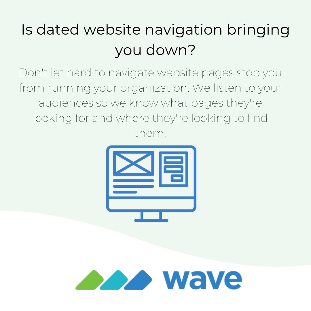 waveactive's tweet photo. With any organization the user is top priority. If your website hasn't been tailored to your specific user's habits you may be losing users online and making more work for you. #salesfunnel #userexperience #website #easy https://t.co/3QoPKtkCfC