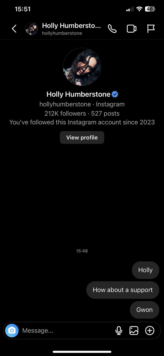 Right , let’s make it happen peeps <a href="/HolHumberstone/">Holly Humberstone</a>