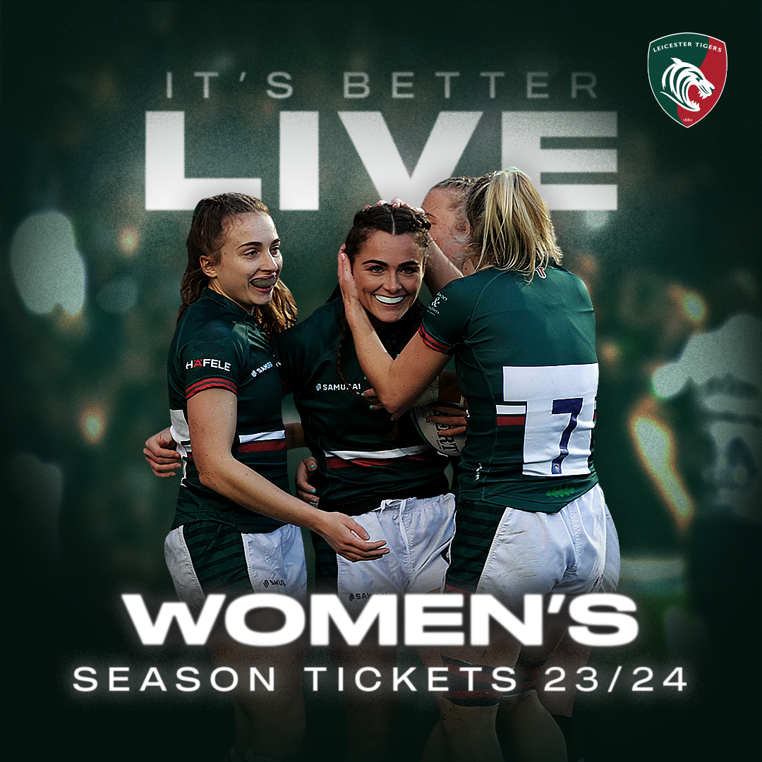 Experience @Premier15s action LIVE at Mattioli Woods Welford Road with a 2️⃣ 3️⃣ / 2️⃣ 4️⃣ Season Ticket!

From £36 (Adults)/£12 (Under-18s) 👉 tickets.leicestertigers.com/subscriptions