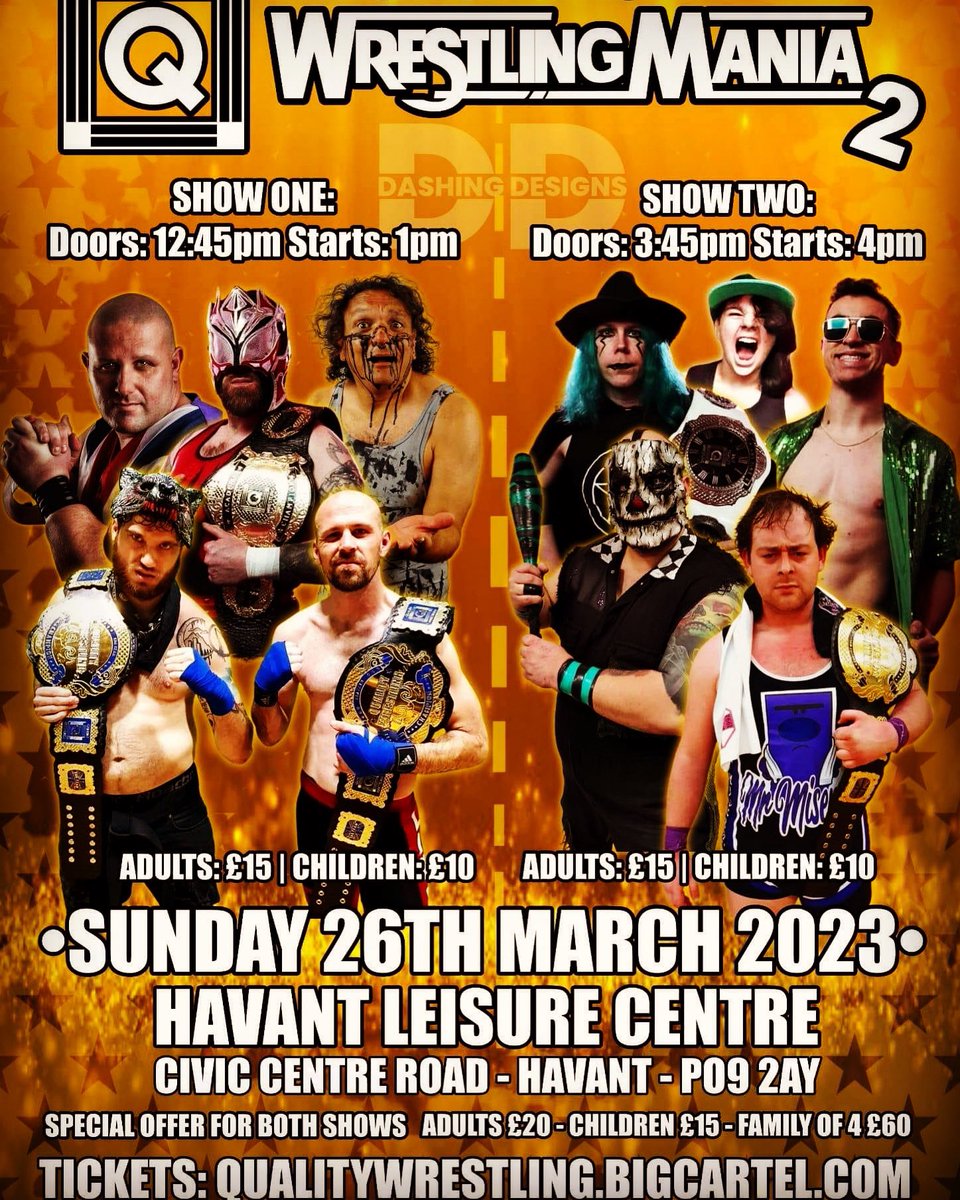 JimPossiblePW's tweet photo. Ayo it’s the one, the only #JimPossible If you haven’t bought your ticket for Q-Mania 2 yet, then hurry up. Or I will personally come round and put you through the kitchen table! Much love xoxo #prowrestling #prowrestler #indywrestling #qualitywrestling #qwa #wrestling #WWE #AEW https://t.co/BEZdNpG5cq