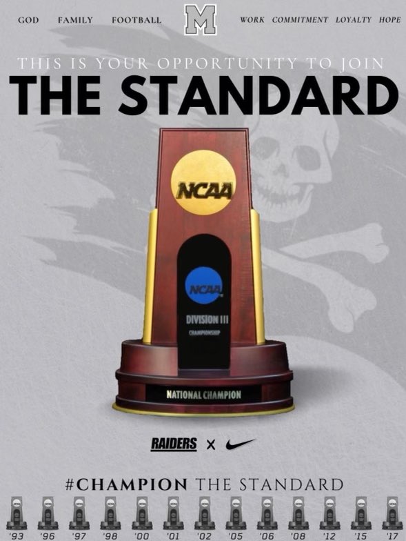 Austin Bartlett (@homerebel6) on Twitter photo I wanna thank <a href="/purpleraiders/">Mount Union Purple Raiders</a> for giving me the opportunity to come play football and attend their amazing college. I wanna thank <a href="/purpleraiders/">Mount Union Purple Raiders</a> for giving me the opportunity to come play football and attend their amazing college.