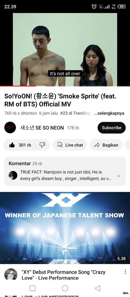 indomyfess's tweet photo. Kemaren kukira lagunya full Korea, ternyata hampir full Inggris. Anyway semangat buat ngejar goals my! -idm https://t.co/DK3cYY9E2V