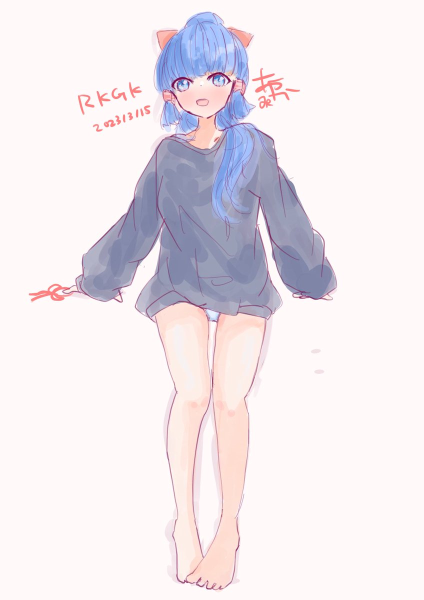 神里绫华 「rkgkあ 」|みりかれっとさん/み(椿印の’み‘)のイラスト