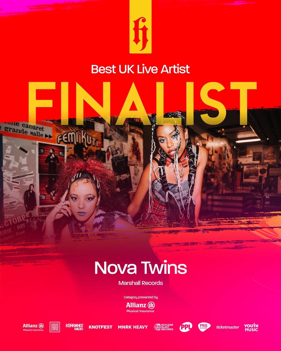 NovaTwinsMusic's tweet photo. 4 nominations?!! 🥹🥹 Thank you so much @heavymusicawds! You were the first to ever nominate us and the first award we ever won. It’s such a special event and all voted by you guys.. Supernovas - the power is in your hands!!! ✨💫🖤
https://t.co/LpZ5BwFYsr 📸: @FedericaBurelli https://t.co/cSZksTXfCP