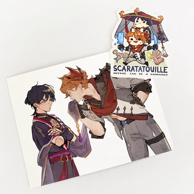 My Chiscara merch is up on the shop!    