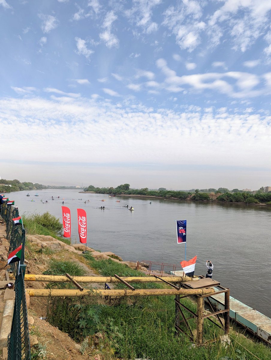 SlobodanTadic's tweet photo. The kick start of the
 "500 days to Paris 2024"  @UNDP_Sudan #RowingTeam supporting #Sudan  #OlympicCommittee and @FranceauSoudan together with Sudan #Rowing &amp; #Kayak Federation in bringing #OlympicRelay to #Sudan 🇸🇩
#Sport4Peace #EnRoutePourParis2024 
#Paris2024 🇫🇷
#Olympics https://t.co/cYyd5rFxxw