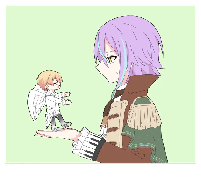 これは挟みで描いた片方がちまこい派生 