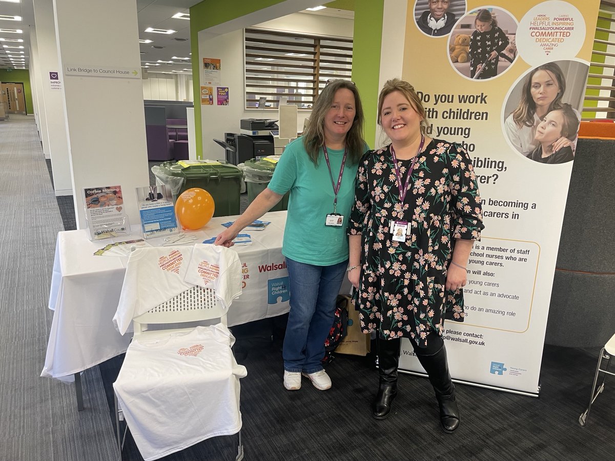 WRight4Children's tweet photo. This week we celebrate Young Carers action week! To help raise awareness the team were over at the civic centre speaking to staff about ‘making time for young carers &amp; what’s important to them’ We will have lots of activities throughout the whole week! So please keep an look out! https://t.co/toOYBLIoKC