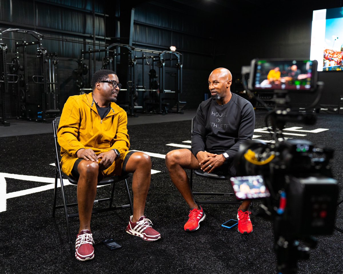 benstelter_'s tweet photo. Had the pleasure of joining @DJEkin and @yoperform at House of Athlete to shoot content for #Hiphopstudyhall 

Never been around so much NFL talent! https://t.co/LjamShXtI7