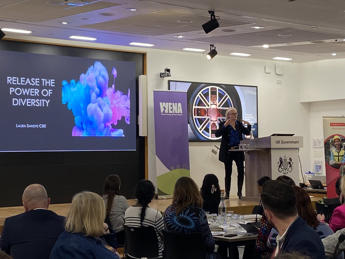 Always great to hear @Laura_Sandys - today chairing WENA’s inaugural conf: “we are at a tipping point on decarbonisation & on diversity. Your time is now and we need change - not just for you and your journey but for the decarbonisation journey.” #womeninenergy