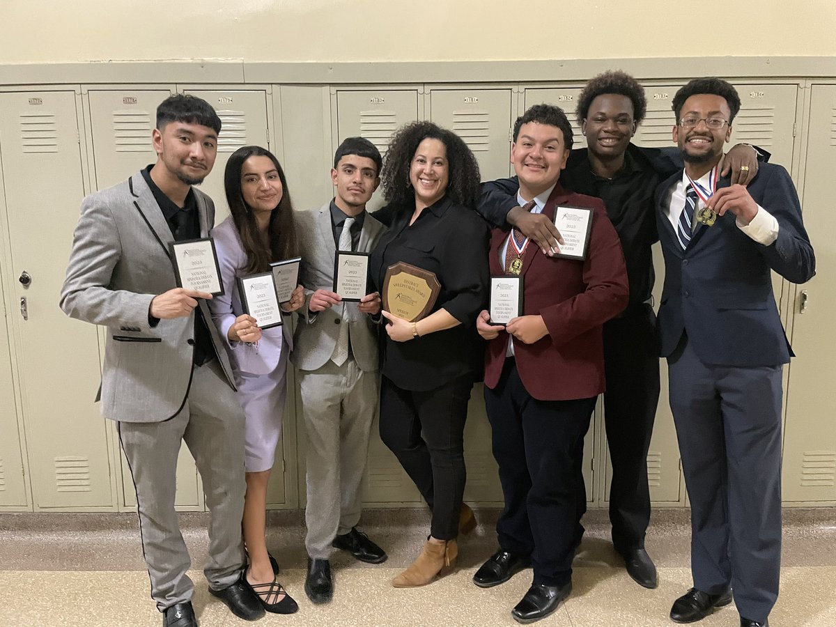 RISESpeech's tweet photo. And your 2023 Qualifiers to the 98th Annual NSDA National Tournament are: 
Eliud in Humor!
Bresean in POI!
Juan in Informative Speaking! 
Capt Alex in POI! 
Ariana dominated as 1st qualifier in POI &amp; Info—going in Informative Speaking! @STRIVE_Prep @RockyMtnPrep @STRIVEprepAD https://t.co/l4jfkDY6qk