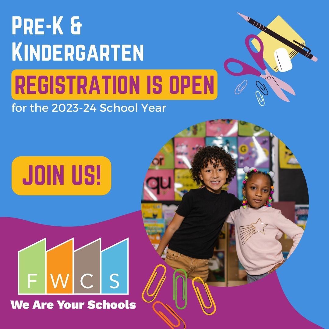 Is your little one turning 4 for pre-K or 5 for Kindergarten by August 1? Then they can join us next year at Fort Wayne Community Schools. Get your registration started today here buff.ly/3eTiCP3 #Registration #PreK #Kindergarten