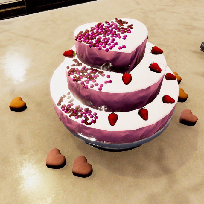 「ハッピーホワイトデー!!!!Cooking Simulator でお菓子作りとっ」|九条 棗 🌱🐈‍⬛ Kujo Natsumeのイラスト