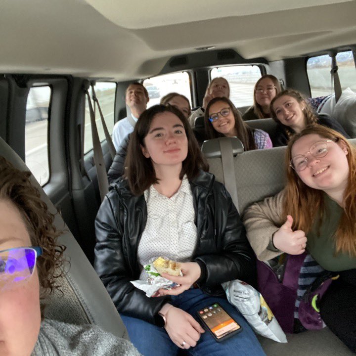 DillyDabbles's tweet photo. We made it to #ucet23 from @byuidaho and even made it in time for most of the keynote session. Except for the van @benjaminpacini was driving ;) @ucet https://t.co/D9hSOOJZ7w