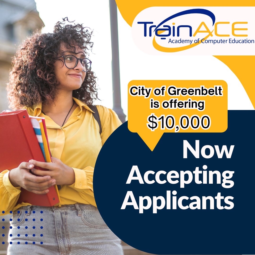 trainACE's tweet image. Don't let financial hardship dictate your future! 

See if you're eligible for an educational scholarship of up to $10,000.

The deadline is March 31st!

#scholarships #pgcps #ERHS #financialaid #scholarshipprogram #moneyforschool #educationalgrants #scholarships2023