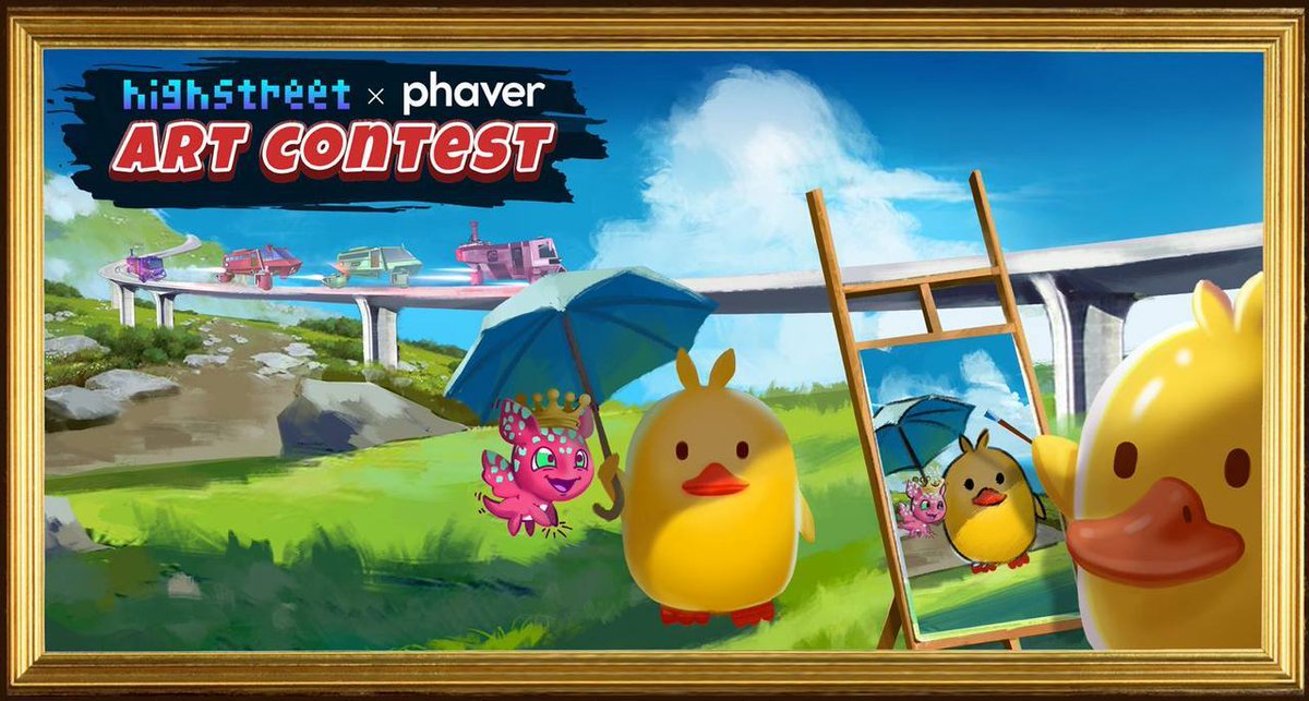 highstreetworld's tweet photo. Our Art Contest with @phaverapp is coming to an end in 3 days! 
We would like to express our gratitude to the community for showcasing some incredible artwork. Make sure you don't miss out on the opportunity to win the exclusive booster for our Race! https://t.co/5P6sLNSXnQ