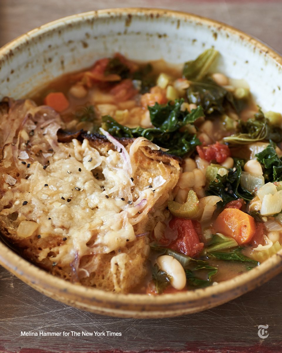 nytimes's tweet photo. "My meat monster of a husband just proclaimed 'this is AWESOME!'"

This Tuscan vegetarian stew has almost 4,000 ⭐⭐⭐⭐⭐ reviews. https://t.co/oMuSDUGNAw https://t.co/NOSJPsMAcp