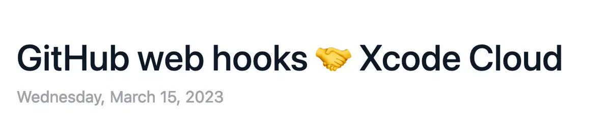 polpielladev's tweet photo. A bit of a longer article this week, but I am so happy with the way it is turning out 👀

As always, the article will be published tomorrow evening 😁📆

#iosdev #xcodecloud #cicd https://t.co/pxNg4vFCWp