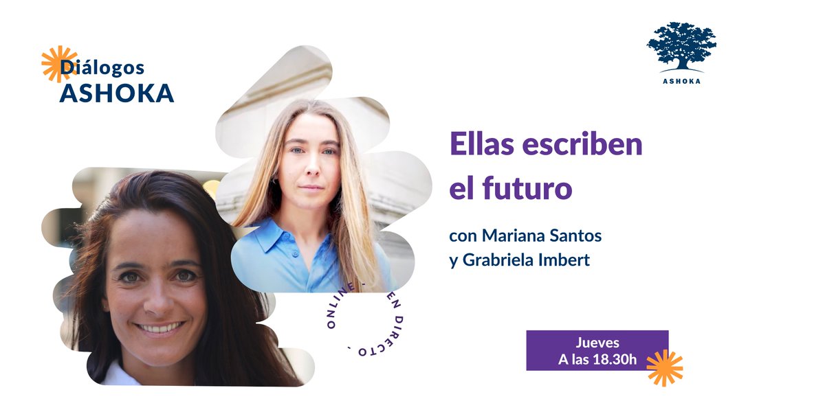 poderosaschicas's tweet photo. Conéctate este jueves 16 de marzo a los Diálogos @AshokaSpain ”Ellas escriben el futuro” para conocer más del trabajo de #ChicasPoderosas en voz de su fundadora @marysaints actual Emprendedora Social Ashoka. ⚡
🕝 14:30 horas (Latinoamérica)
💻 Registro: https://t.co/ADymhTtZJa https://t.co/mUggPppL4H