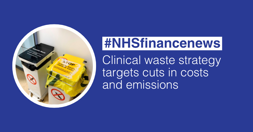 HFMA_UK's tweet photo. #nhsfinancenews 
Did you know? The NHS currently produces 156,000 tonnes of clinical waste a year from secondary care.
A new @NHS England 10-year strategy could save up to £11 million in recurrent costs &amp; reduce CO2 from clinical waste by 30%.
🔗https://t.co/xFr42i1HLz https://t.co/E39GHY861w