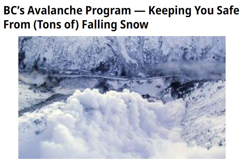 To keep drivers safe from an avalanche’s destructive power, our #StewartBC Avalanche staff constantly monitor snow &amp; weather conditions. When an avalanche risk is high they may close the road &amp; perform avalanche control work on #BCHwy37A.
Read more: ow.ly/gfhn50Nhe7f