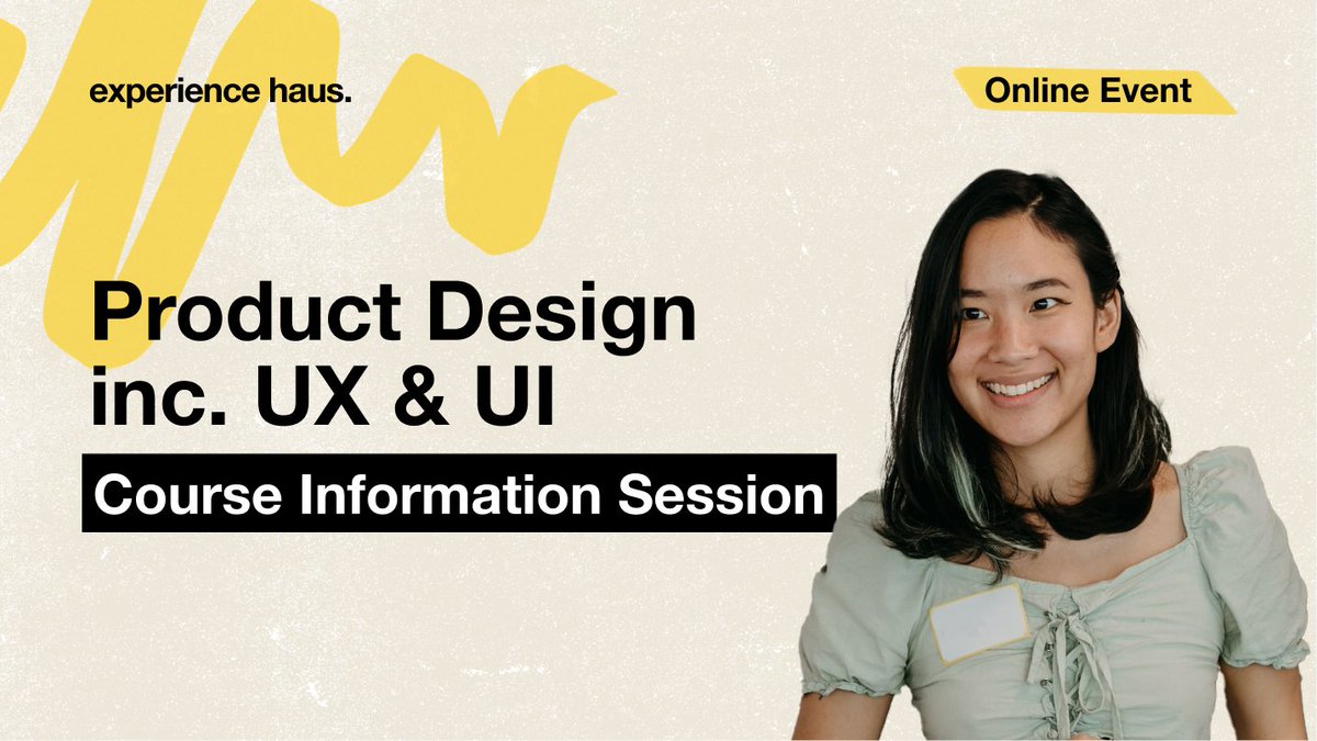 Master the end-to-end design process for designing digital products whilst working on a REAL CLIENT BRIEF. 

We will be holding an online Product Design Course Info session.

🕑 Thursday 16th March, 1:00 pm - 1:30 pm (London)

📍Online

experiencehaus.com/course/2023-02…