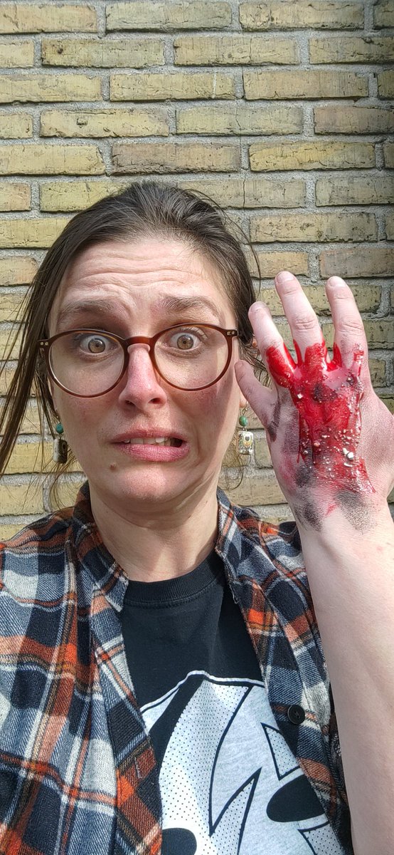 Sea safety first aid renewal course in action.

Cw: fake blood for the practical.