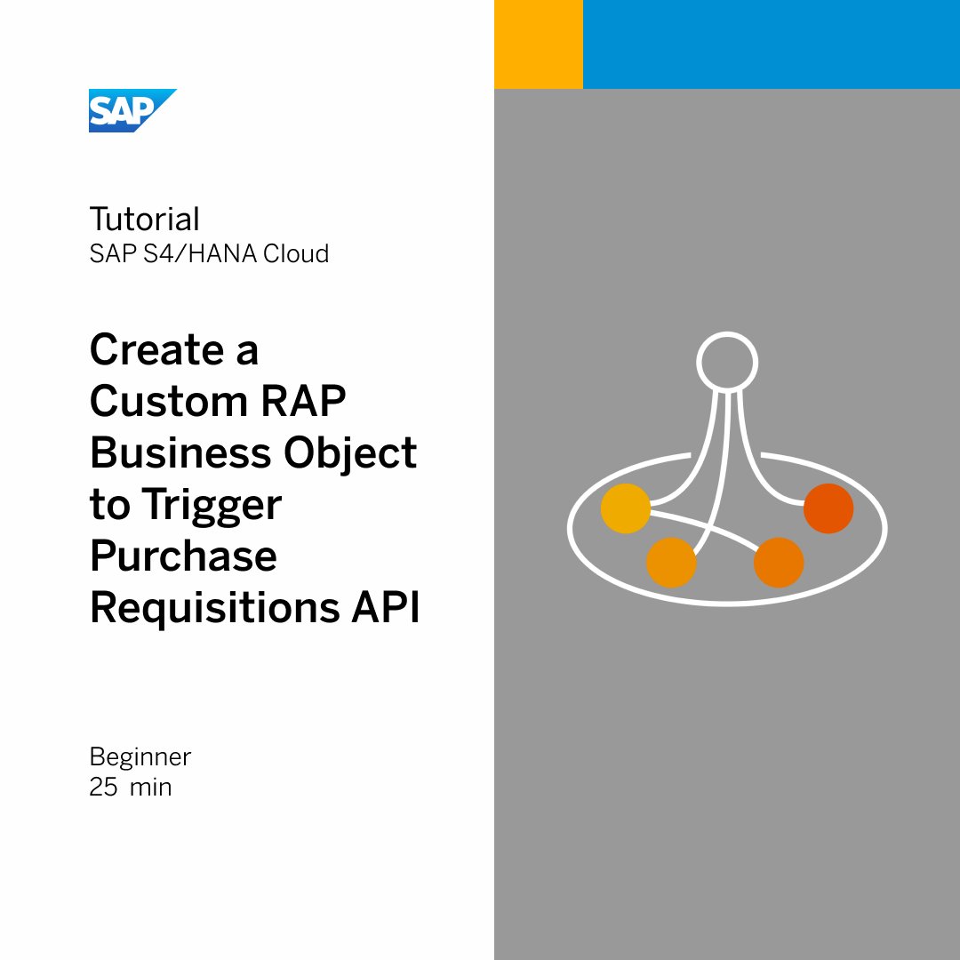 SAPCommunity's tweet image. ⚒️ Create a custom RAP business object to trigger purchase requisitions API with #SAPS4HANACloud #ABAP Environment.

⤿ sap.to/60123xLYw