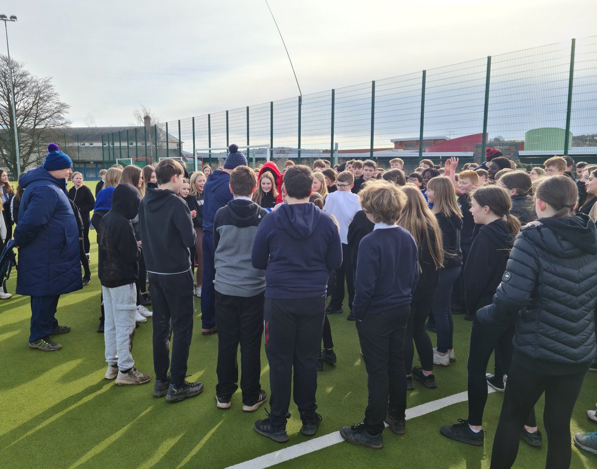 Jess_WGRugby's tweet photo. Fantastic morning @perthacademype for Scottish Rugby Schools Week. All the S1s out taking part in some rugby in the sun. Great enthusiasm and skills on show! 👏 #SRSW #EveryonesGame https://t.co/4OaT8BbNG5