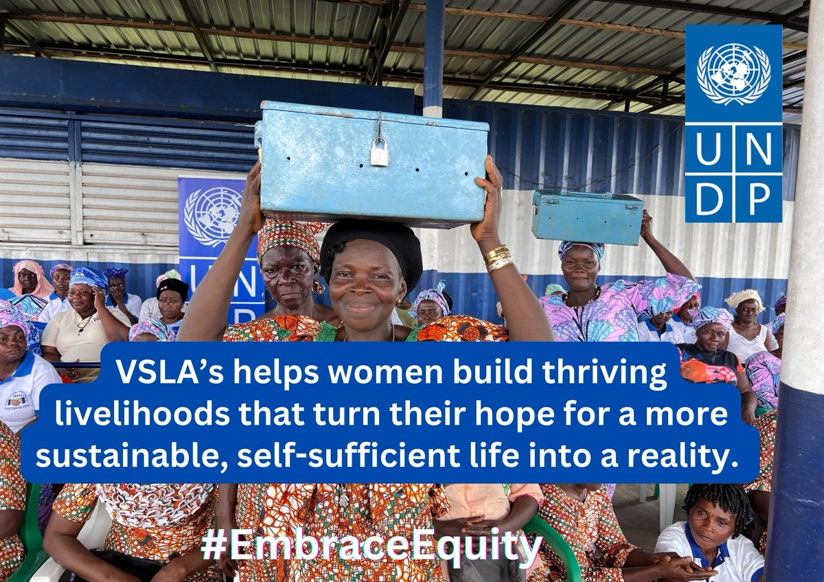 UNDPSierraLeone's tweet photo. #FinancialInclusion  is a pathway to economic &amp; social empowerment for women. Through @UNDPSierraLeone's human security interventions, over 1000 women have increased their incomes from the #VSLAs. #VSLA’s provide women with low interest loans for their businesses. 

#UNDPSalone https://t.co/Di0rtaqe4B