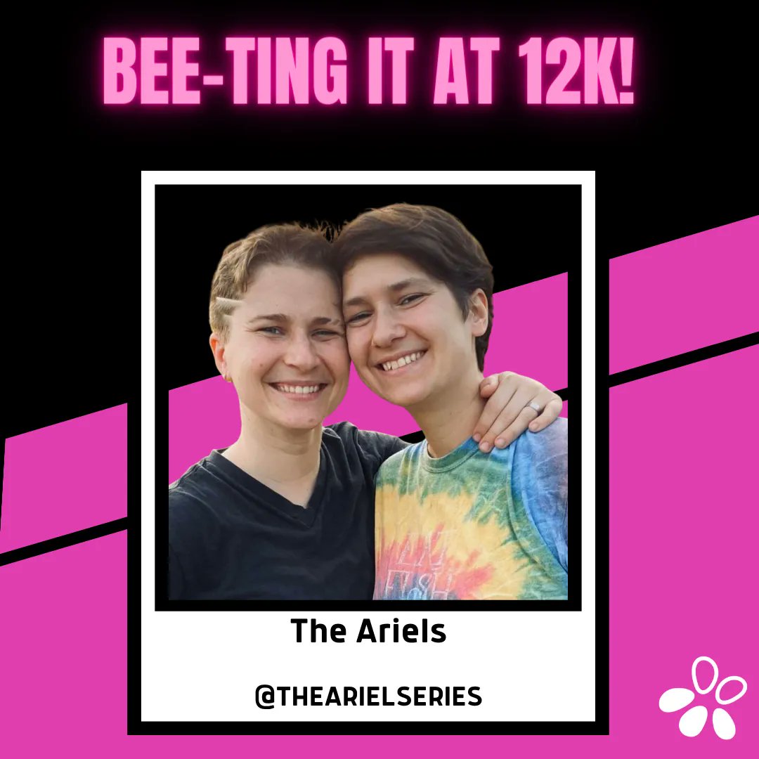 linguabee's tweet photo. Both C3 &amp; Maya are Deaf, Queer parents who are strong advocates of ASL. Their platform allows viewers to have a glimpse of what it is like to go through various challenges and joys as Deaf, Queer parents. A few of many reasons for thanking the Ariels for Bee-ting it at 12K! https://t.co/9Z4KBWB6tZ
