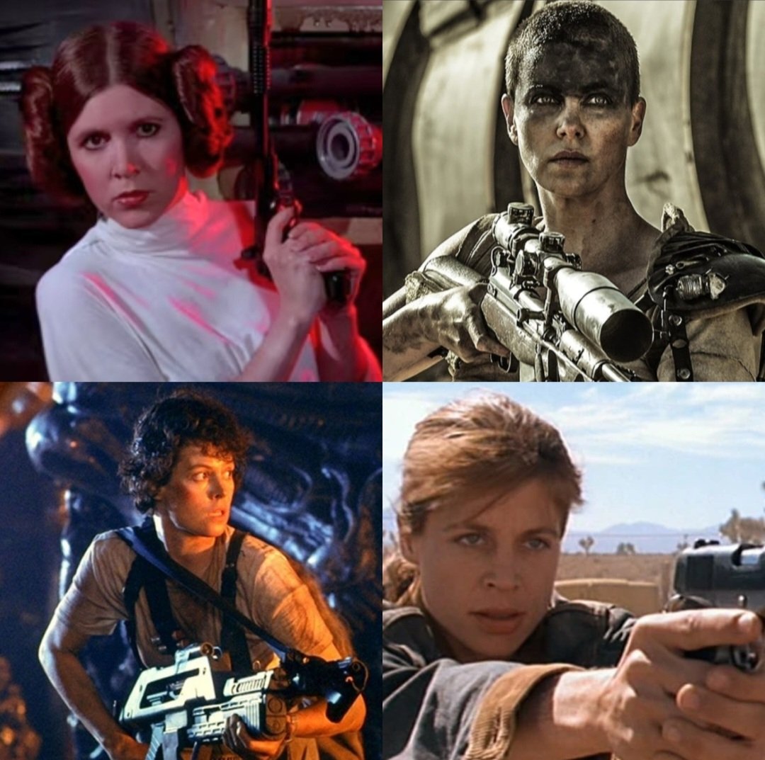 Jeanna350's tweet photo. 4 Badasses! One choice! Who's your girl? https://t.co/nEQCemToj9