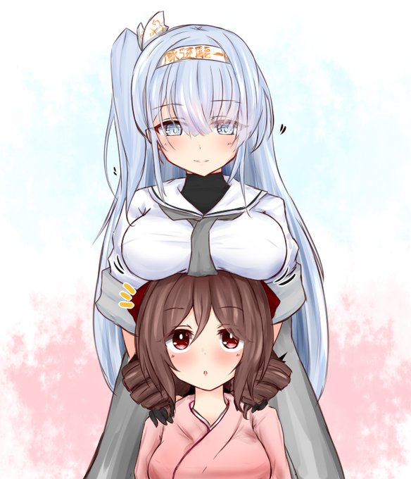 冬春 #艦これ #春風(艦隊これくしょん) #冬月(艦隊これくしょん) https://t.co/hByZcX24Ih 