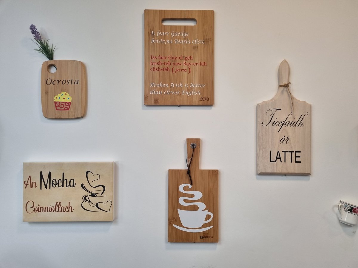 OideStacy's tweet photo. A lovely way to celebrate Seachtain na Gaeilge with Bliain 3 - Café Aon Scéal for lunch a great place to have local to us in Tallaght Village 
@ddletb @Kingswoodcc16 @GThamhlachta @SnaGaeilge https://t.co/QvtuOAWGs7