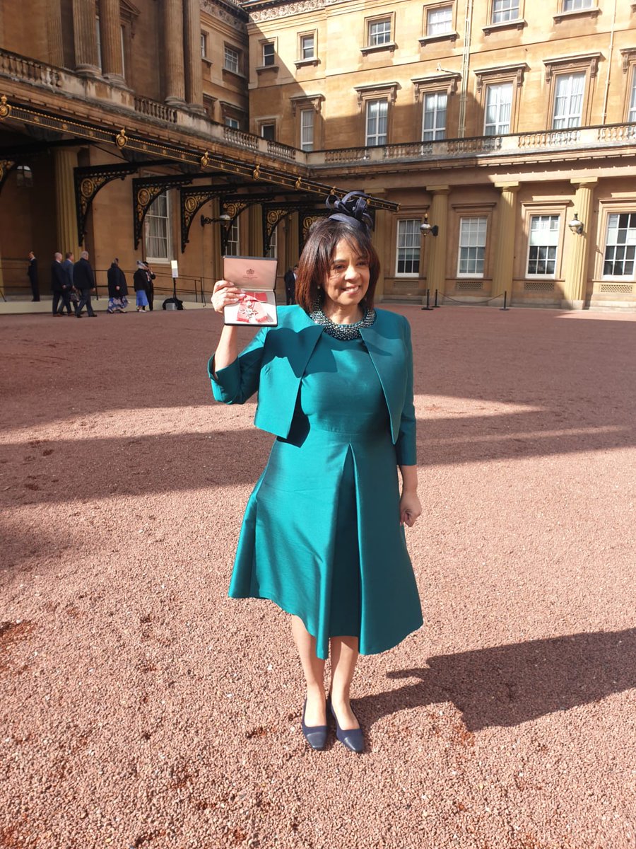 Honoured by the Queen- awarded by the King. Its been an overwhelming day! All in the name of community nursing!