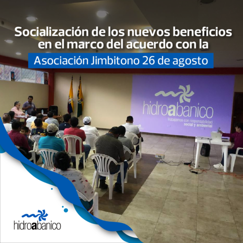 hidroabanico's tweet photo. El pasado 18 de enero de 2023 se suscribió un nuevo acuerdo el cual brindará beneficios para la comunidad de Jimbitono, transformándose en una mejoría en la calidad de vida de los habitantes 💪
#Jimbitono #Energía #Agua #Macas #Beneficios #Calidad #Habitantes #Comunidad https://t.co/kH6LutgOYl
